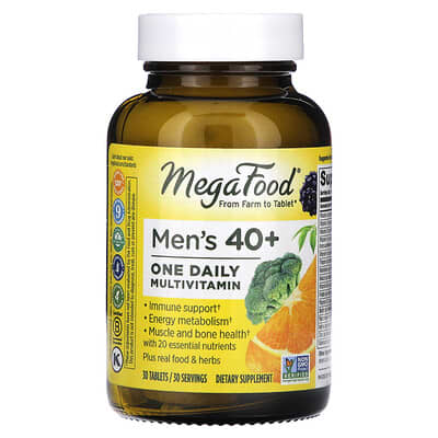 Men 40+ One Daily Multivitamin, 30 Tablets