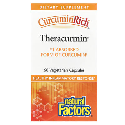 Curcuminrich®, Theracurmin®, 30 mg, 60 Vegetarian Capsules