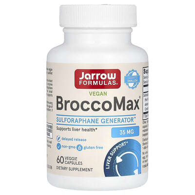 Vegan BroccoMax, 60 веганских капсул (17.50 mg на капсулу)