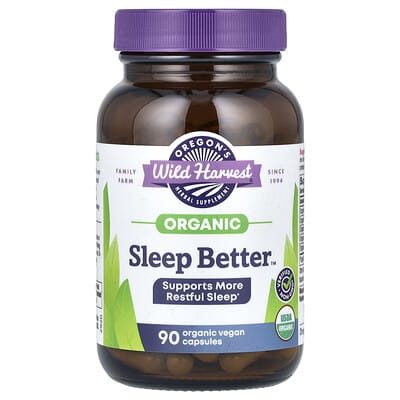 Капсулы органические Oregon's Wild Harvest Organic Sleep Better, 90 шт