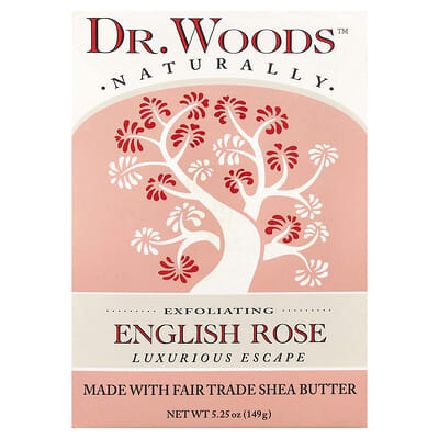 Exfoliating Bar Soap, English Rose , 5.25 oz (149 g)