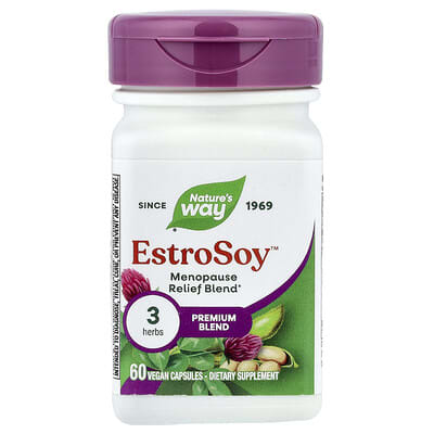 EstroSoy™, премиальная смесь, 60 веганских капсул
