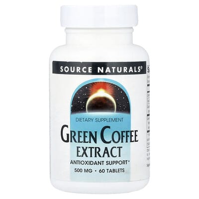 Green Coffee Extract, 500 mg, 60 Tablets
