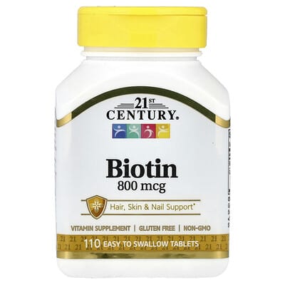 Biotin, 110 Easy Swallow Tablets