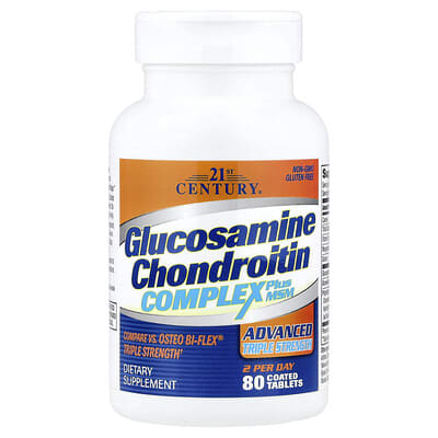 Glucosamine Chondroitin Complex plus MSM, 80 Coated Tablets