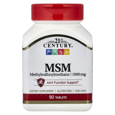 MSM, 1,000 mg, 90 таблеток