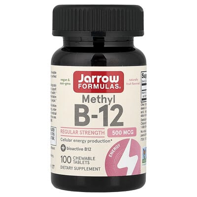Метил B-12, фруктовый вкус, 500 mcg, 100 жевательных таблеток