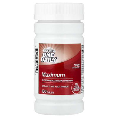 One Daily, Maximum, 100 Tablets