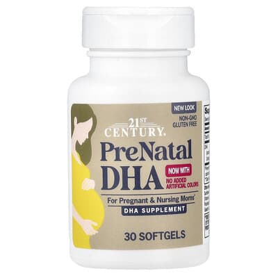 PreNatal DHA, 30 мягких капсул (200 mg на капсулу)