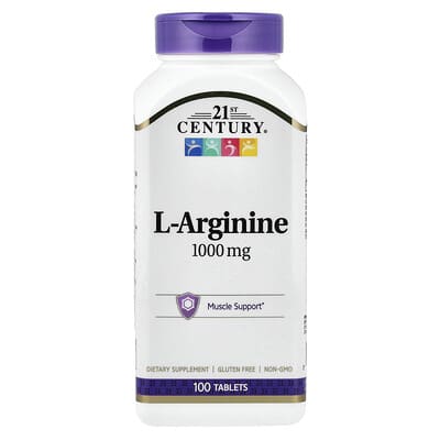 L-Arginine, 1,000 mg, 100 таблеток