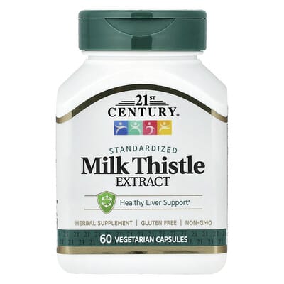 Milk Thistle Extract, Standardized , 60 Vegetarian Capsules