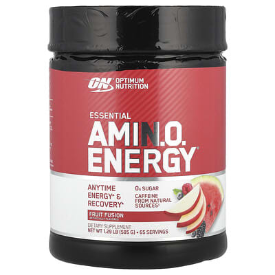 Аминокислоты Optimum Nutrition Essential Amin.O. Energy Fruit Fusion 1.29 lb (585 g)