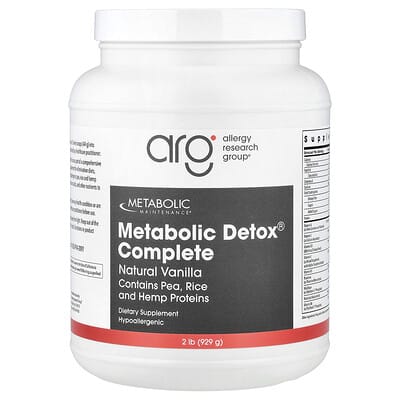 Metabolic Detox® Complete, натуральный ванильный, 2 lb (929 g)