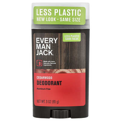 Deodorant, Cedarwood Amber, 3 oz (85 g)