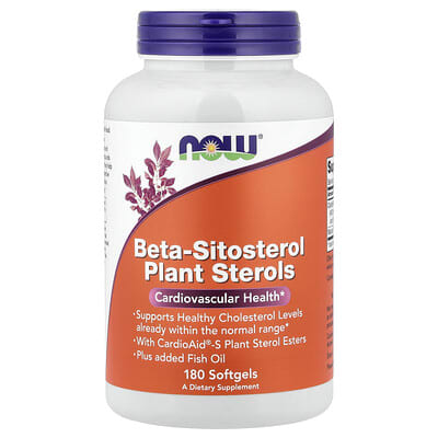 Растительные стеролы Beta-Sitosterol, 180 мягких капсул