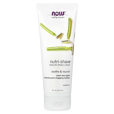 Solutions, Nutri-Shave™, Натуральный крем для бритья 8 fl oz (237 ml)