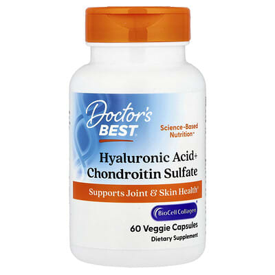 Hyaluronic Acid + Chondroitin Sulfate with BioCell Collagen®, 60 Veggie Capsules