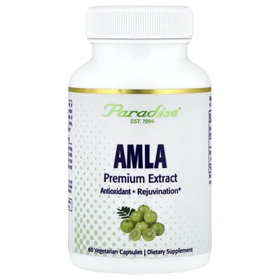 Amla, 60 вегетарианских капсул (250 mg на капсулу)
