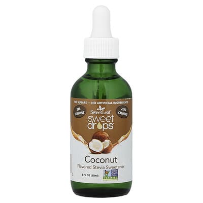 Кокосовое масло Sweet Drops®, 2 fl oz (60 ml)