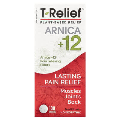 T-Relief™, Arnica +12, 100 таблеток