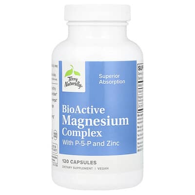 BioActive Magnesium Complex с P-5-P и цинком, 120 капсул