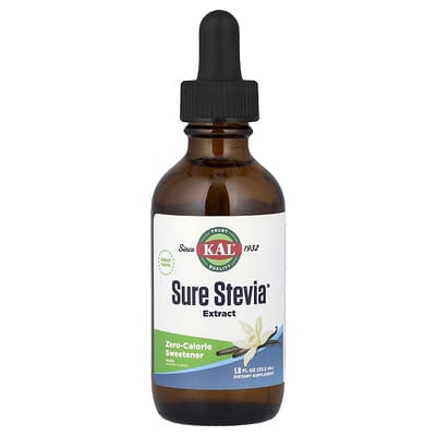 Sure Stevia™ экстракт, Vanilla, 1.8 fl oz (53.2 ml)