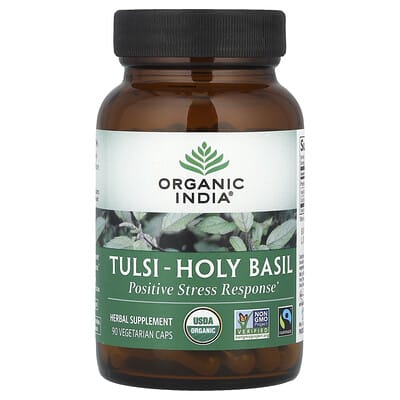 Tulsi-Holy Basil, 90 вегетарианских капсул
