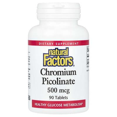 Chromium Picolinate, 500 mcg, 90 таблеток