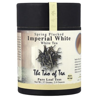 Spring Plucked White Tea, Imperial White, 2 oz (57 grams)