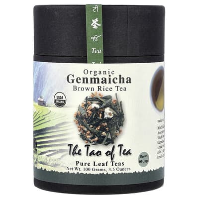 Органический чай из коричневого риса, Genmaicha, 3.5 oz (100 g)