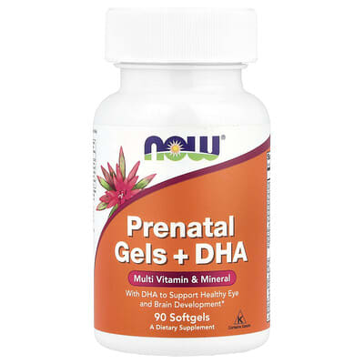 Prenatal Gels + DHA, 90 Softgels