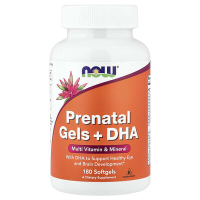 Prenatal Gels + DHA, 180 Softgels