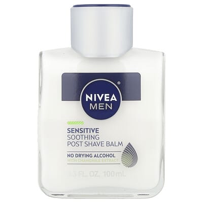 Мужской успокаивающий бальзам после бритья Nivea, Sensitive, 3.3 fl oz (100 ml)