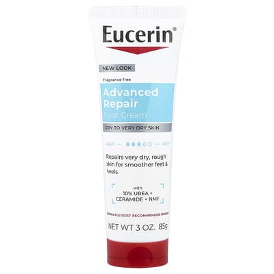 Крем для ног Advanced Repair, для очень сухой кожи, без отдушек, 3 oz (85 g)