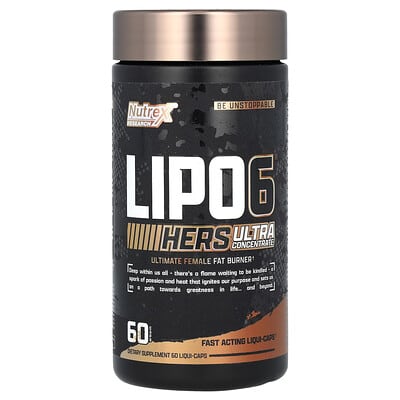 LIPO 6 Hers, ультраконцентрат, 60 жидких капсул