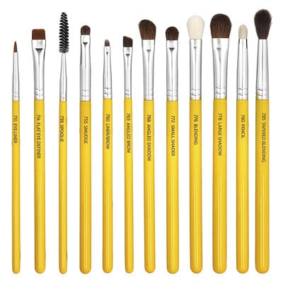 Studio Series, Eyes Brush Set and Pouch, 12 Pc Set