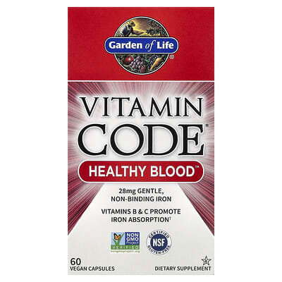 Vitamin Code®, Healthy Blood™, 60 веганских капсул