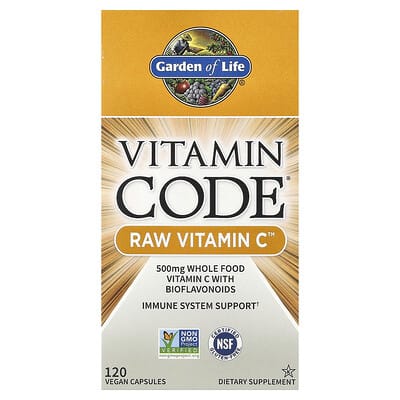Vitamin Code®, RAW Vitamin C™, 120 веганских капсул