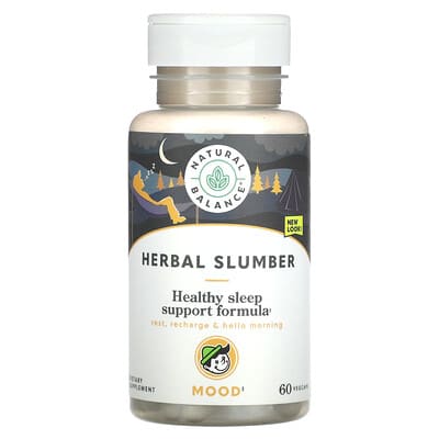 Натуральная добавка Herbal Slumber для здорового сна, 60 капсул
