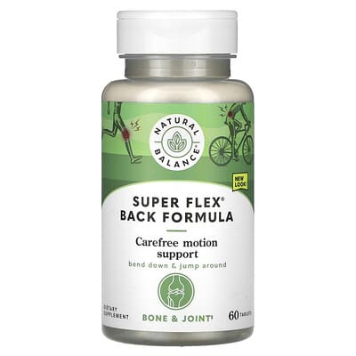 Natural Balance Super Flex® Формула для спины, 60 таблеток