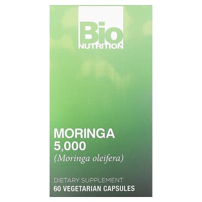 Moringa, 5,000 mg, 60 вегетарианских капсул