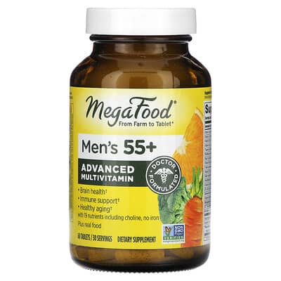 Advanced Multivitamin, For Men 55+, 60 Tablets