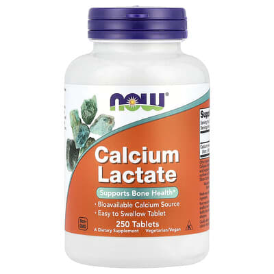 Calcium Lactate, 250 Tablets (85 mg per Tablet)