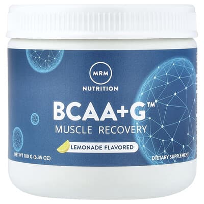 BCAA+G™, для восстановления мышц, Lemonade, 6.35 oz (180 g)
