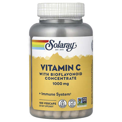 Vitamin C with Bioflavonoid Concentrate, 100 VegCaps