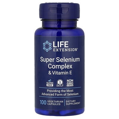 Super Selenium Complex & Vitamin E, 100 Vegetarian Capsules