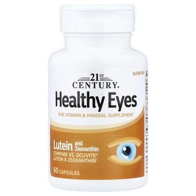 Healthy Eyes, лютеин и зеаксантин, 60 капсул