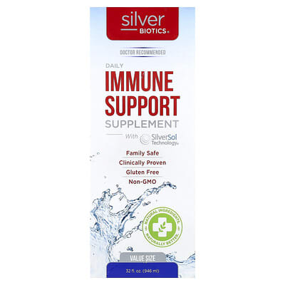 Silver Biotics®, Daily Immune Support Supplement, 10 PPM, 32 fl oz (946 ml)