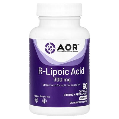 R-Lipoic Acid, 300 mg, 60 капсул