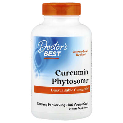 Curcumin Phytosome™, 180 веганских капсул (500 mg на капсулу)